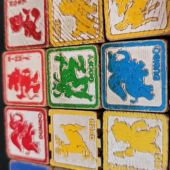 1970s Disney Playskool Colorful Wooden Blocks - Picture 7 of 11